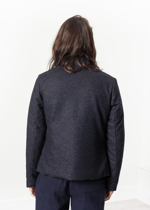 Camelia Reversible Jacket in Navy/Blue - mageplaza100.myshopify.com - Lardini - [variant_title]