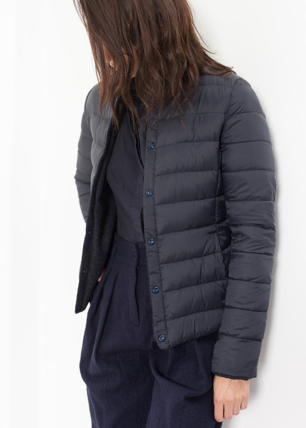 Camelia Reversible Jacket in Navy/Blue - mageplaza100.myshopify.com - Lardini - [variant_title]