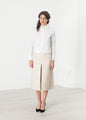 Tulle Pleat Skirt in Cream - mageplaza100.myshopify.com - Ter et Bantine - [variant_title]