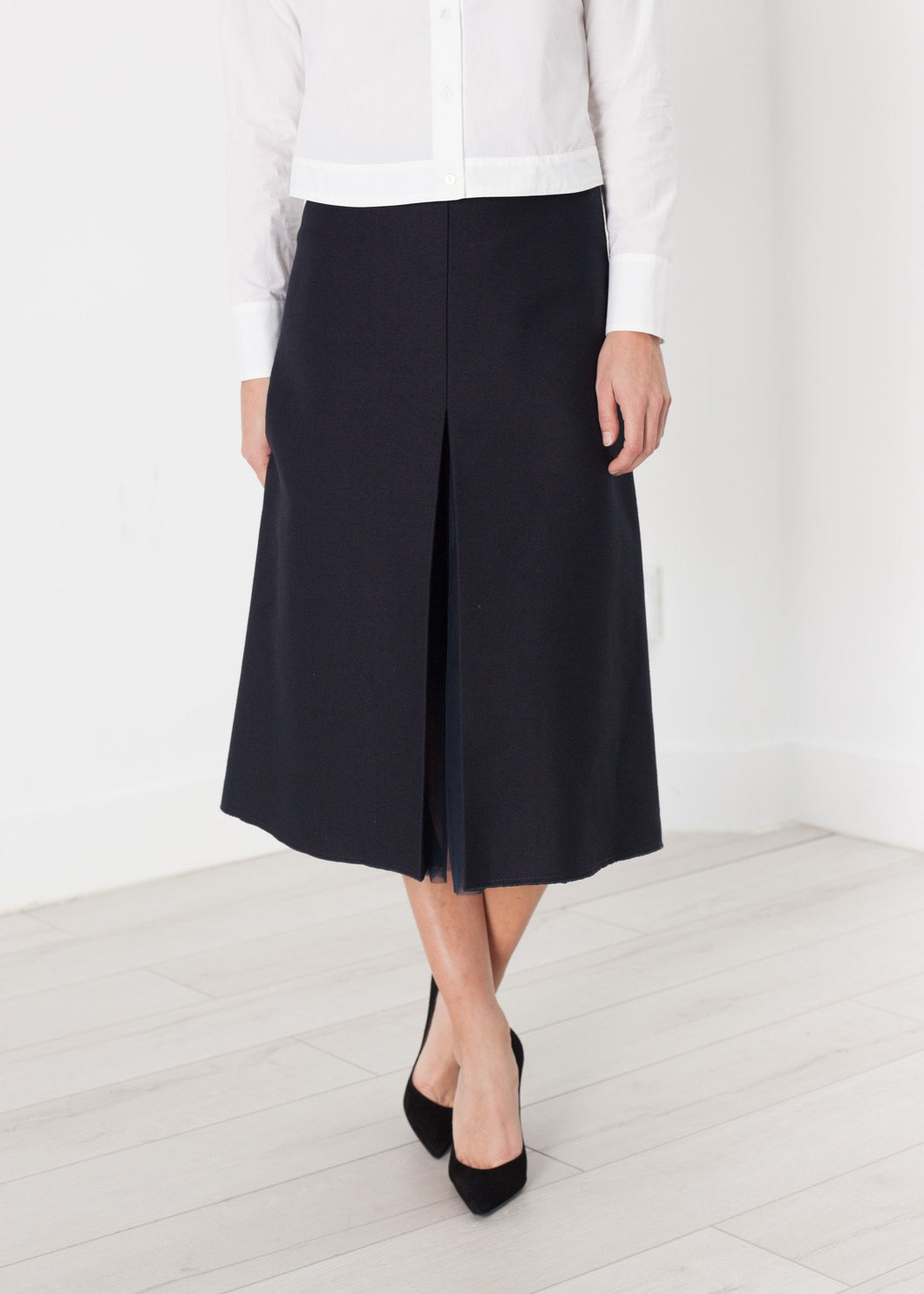 Tulle Pleat Skirt in Navy - mageplaza100.myshopify.com - Ter et Bantine - [variant_title]