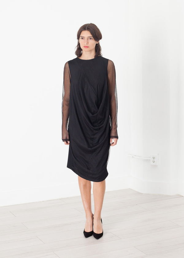 Net Dress in Black - mageplaza100.myshopify.com - Maria Calderara - [variant_title]