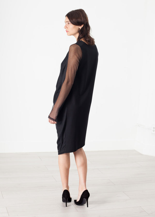 Net Dress in Black - mageplaza100.myshopify.com - Maria Calderara - [variant_title]