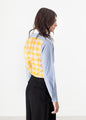 Longsleeve Blouse in Blue Stripe - mageplaza100.myshopify.com - Harvey Faircloth - [variant_title]