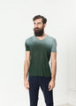 Overprint T-Shirt in Green - mageplaza100.myshopify.com - Avant Toi - [variant_title]