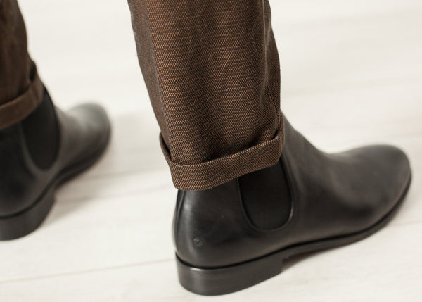 Diamond Weave Trouser in Hazel - mageplaza100.myshopify.com - Pence - [variant_title]