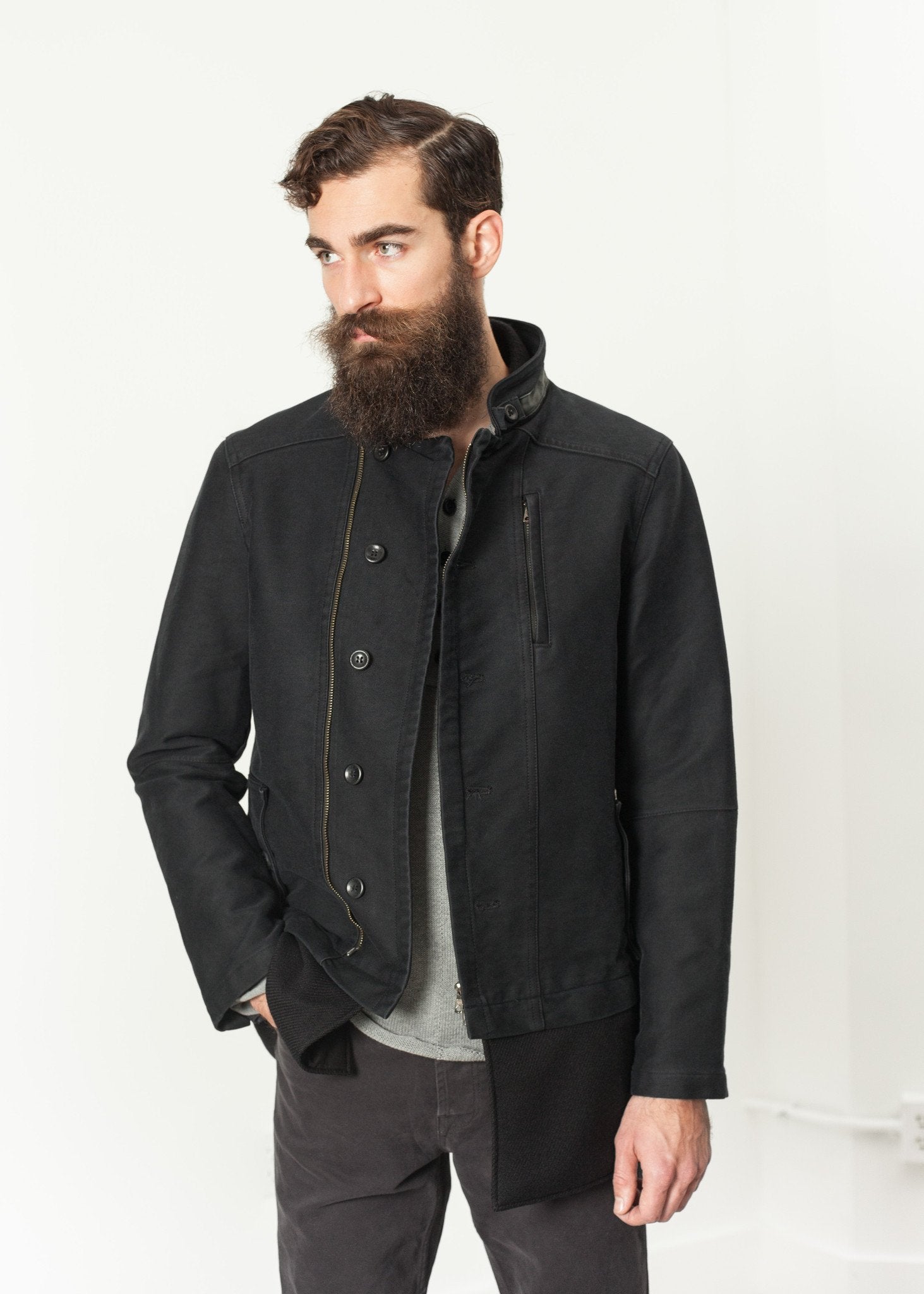 Morten Jacket in Black - mageplaza100.myshopify.com - Hannes Roether - [variant_title]