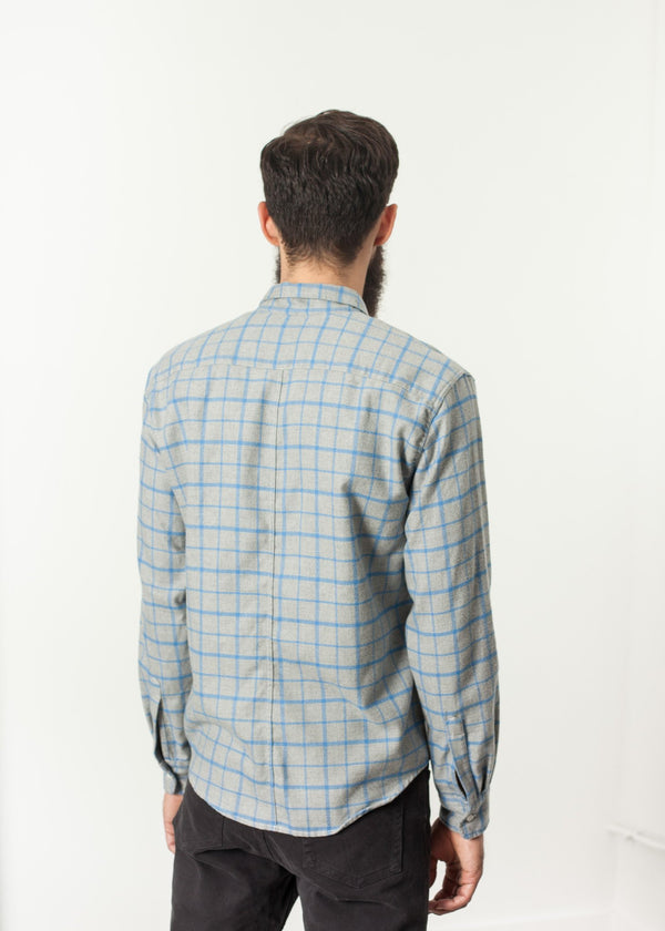 Paul Shirt in Grey Flannel - mageplaza100.myshopify.com - Frank & Eileen - [variant_title]