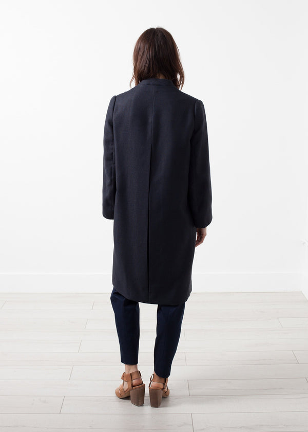 Woven Pleat Back Coat - mageplaza100.myshopify.com - Gianfranco Scotti - [variant_title]