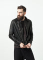 Distressed Motorcycle Jacket - mageplaza100.myshopify.com - Giorgio Brato - [variant_title]
