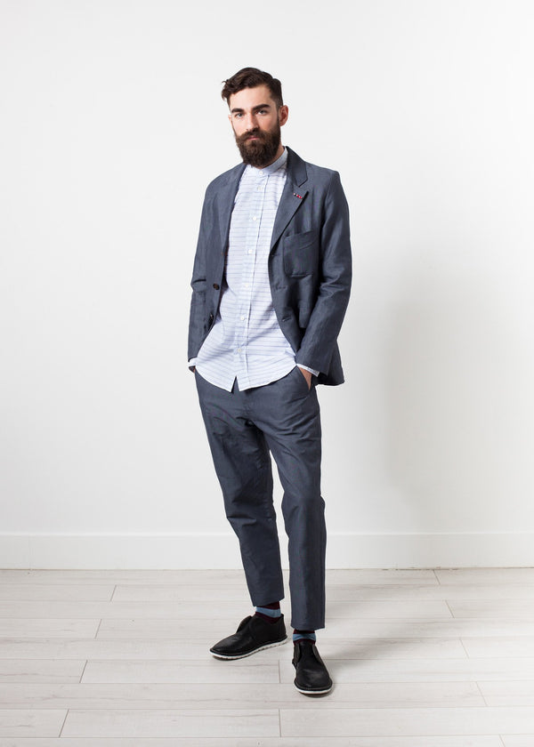 Mandarin Collar Formal Shirt - mageplaza100.myshopify.com - Nigel Cabourn - [variant_title]