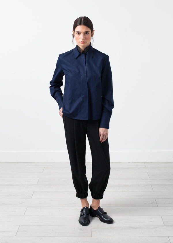 Sheer Silk Collar Button Up - mageplaza100.myshopify.com - Gianfranco Scotti - [variant_title]