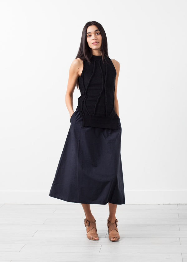 Curved Stripe Knit Tank - mageplaza100.myshopify.com - Sayaka Davis - [variant_title]