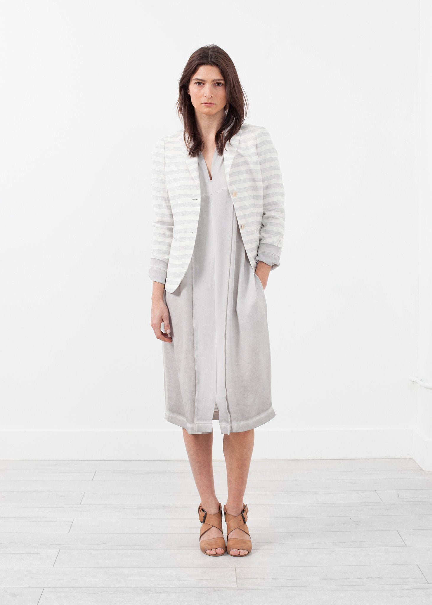 Lavanda Stripe Blazer - mageplaza100.myshopify.com - Lardini - [variant_title]