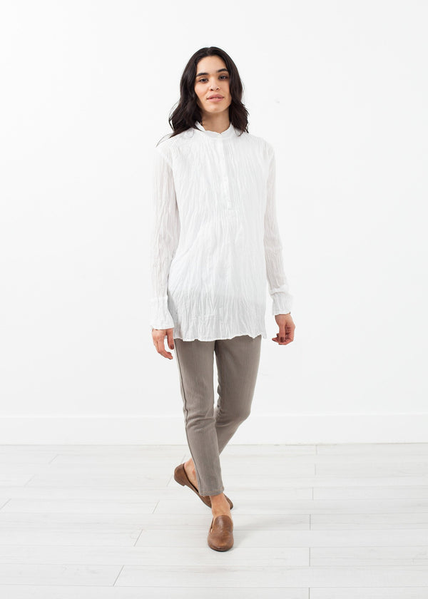 Pin Tuck Blouse - mageplaza100.myshopify.com - Hazel Brown - [variant_title]