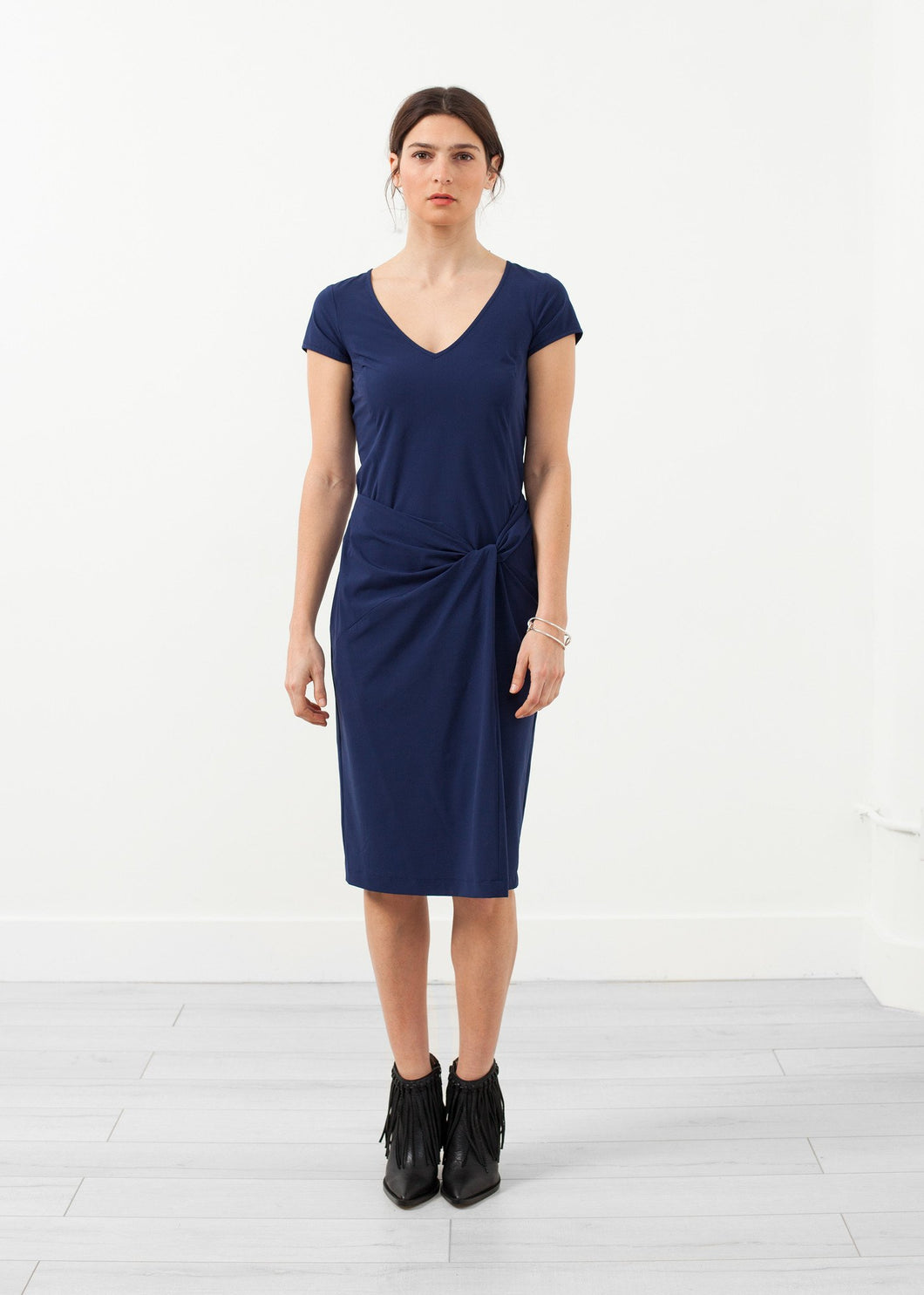 V-Neck Twist Dress - mageplaza100.myshopify.com - Hovman - [variant_title]