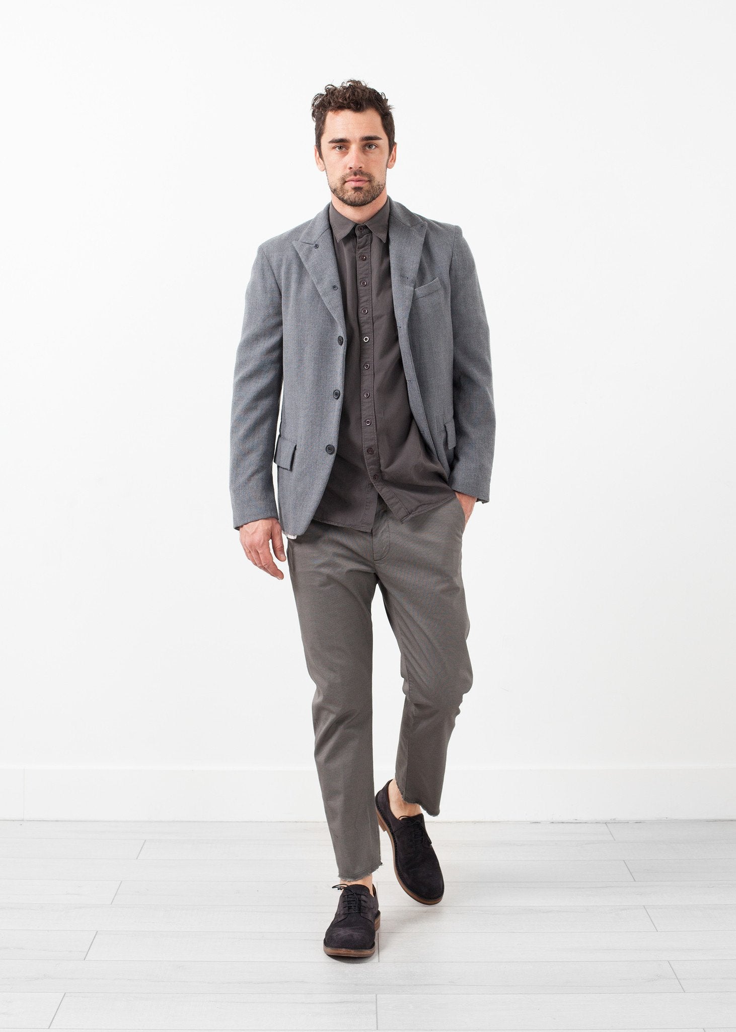 Washed Wool Blazer - mageplaza100.myshopify.com - Lardini - [variant_title]