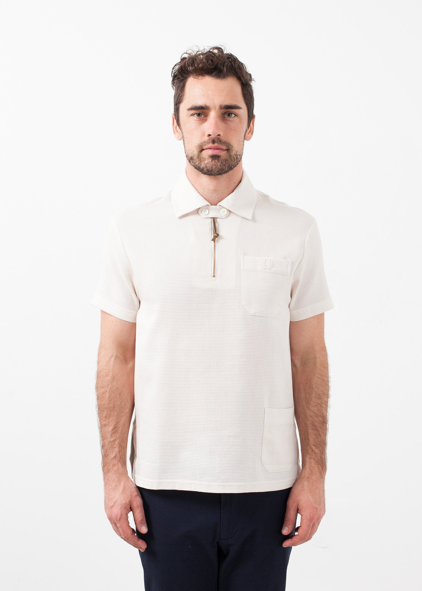 Cellular Weave Shirt - mageplaza100.myshopify.com - Nigel Cabourn - [variant_title]