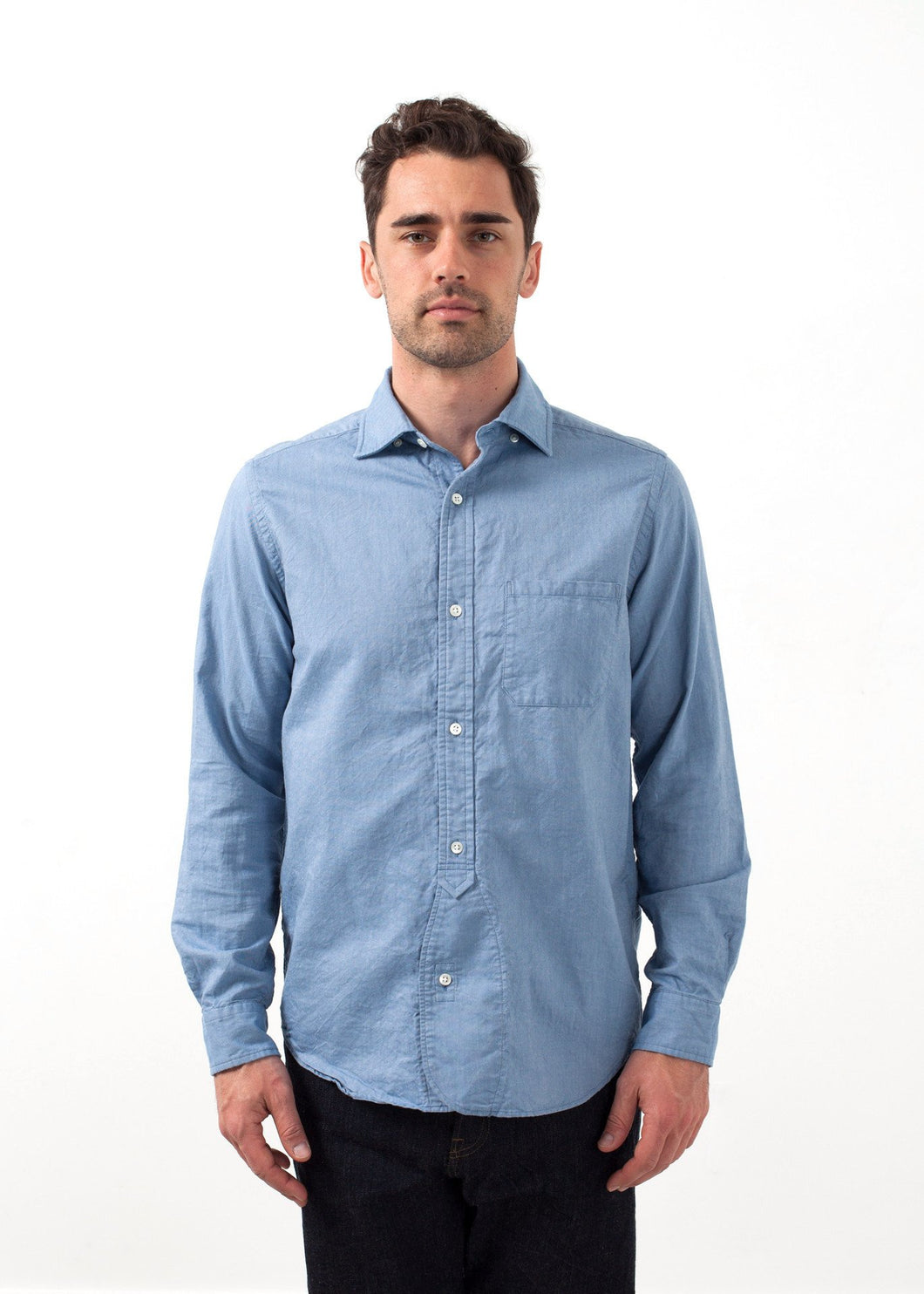 British Officer's Shirt - mageplaza100.myshopify.com - Nigel Cabourn - [variant_title]
