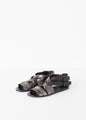 Wrap Sandal in Black/Steel - mageplaza100.myshopify.com - Marsell - [variant_title]
