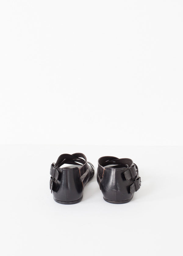 Wrap Sandal in Black/Steel - mageplaza100.myshopify.com - Marsell - [variant_title]