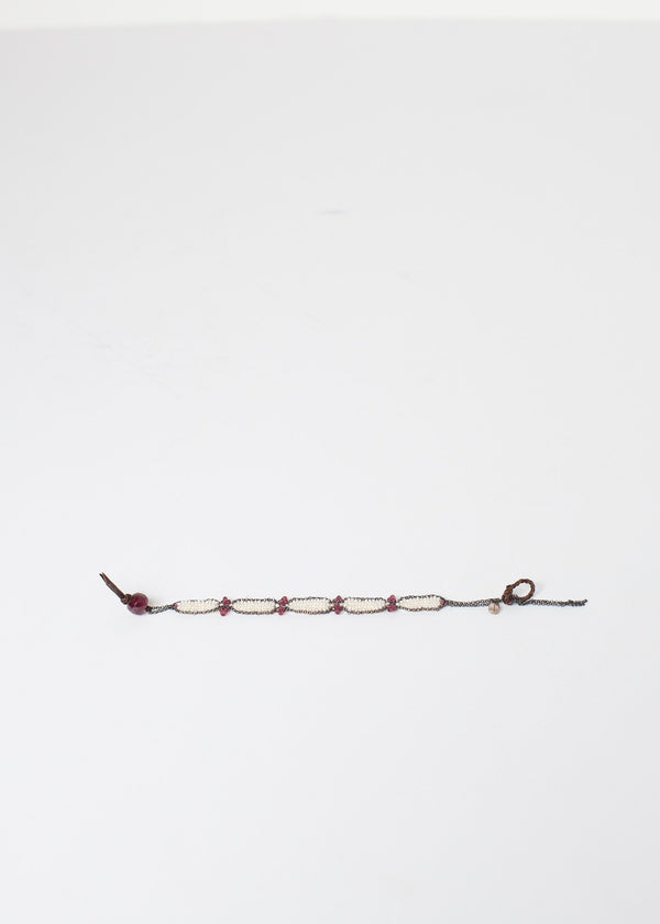 Garnet Bracelet in Frothy Pearl - mageplaza100.myshopify.com - Kalosoma Jewelry - [variant_title]
