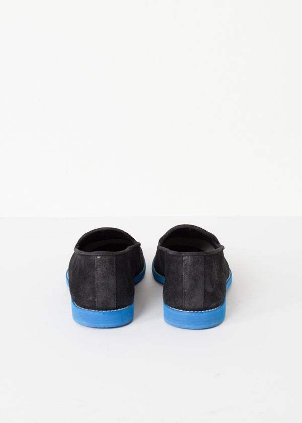 Suede Loafers - Black/Blue - mageplaza100.myshopify.com - Verba - [variant_title]
