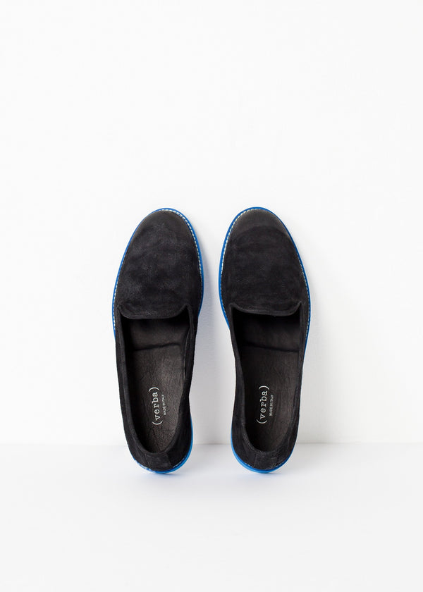 Suede Loafers - Black/Blue - mageplaza100.myshopify.com - Verba - [variant_title]