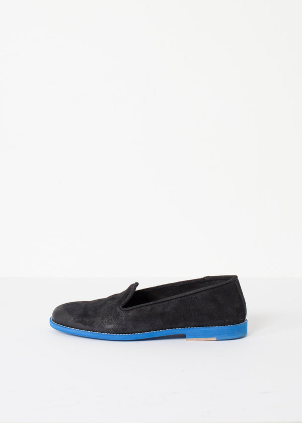 Suede Loafers - Black/Blue - mageplaza100.myshopify.com - Verba - [variant_title]