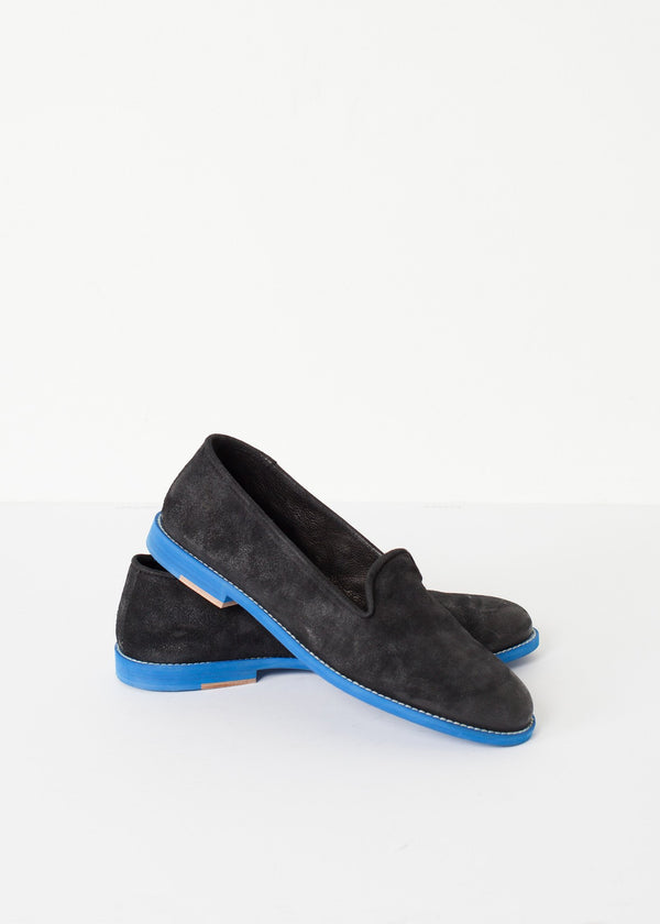 Suede Loafers - Black/Blue - mageplaza100.myshopify.com - Verba - [variant_title]