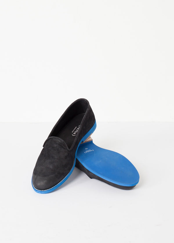Suede Loafers - Black/Blue - mageplaza100.myshopify.com - Verba - [variant_title]