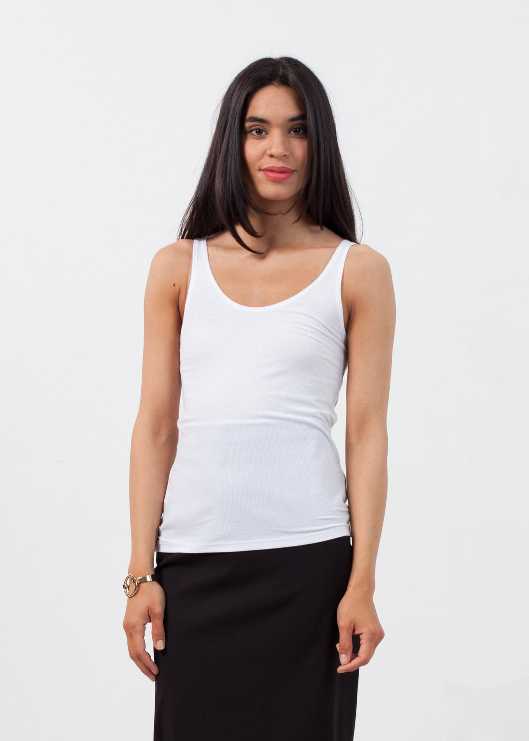 Feather Ribbed Tank - mageplaza100.myshopify.com - Only Hearts - [variant_title]