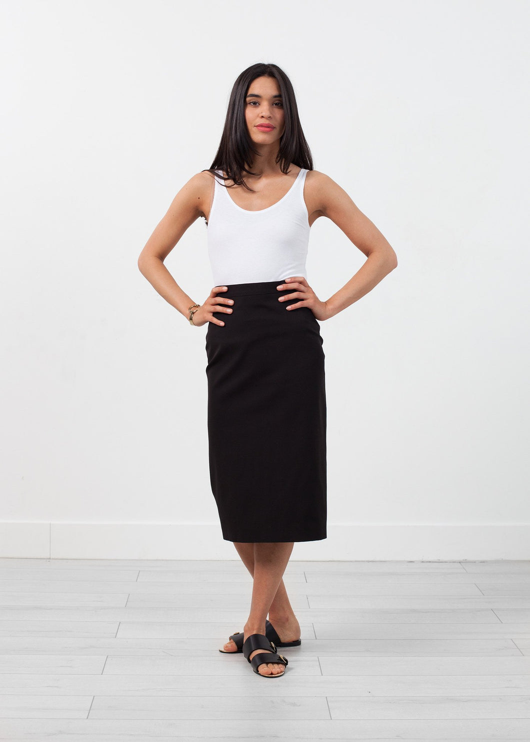 Long Pencil Skirt in Black - mageplaza100.myshopify.com - Ter et Bantine - [variant_title]