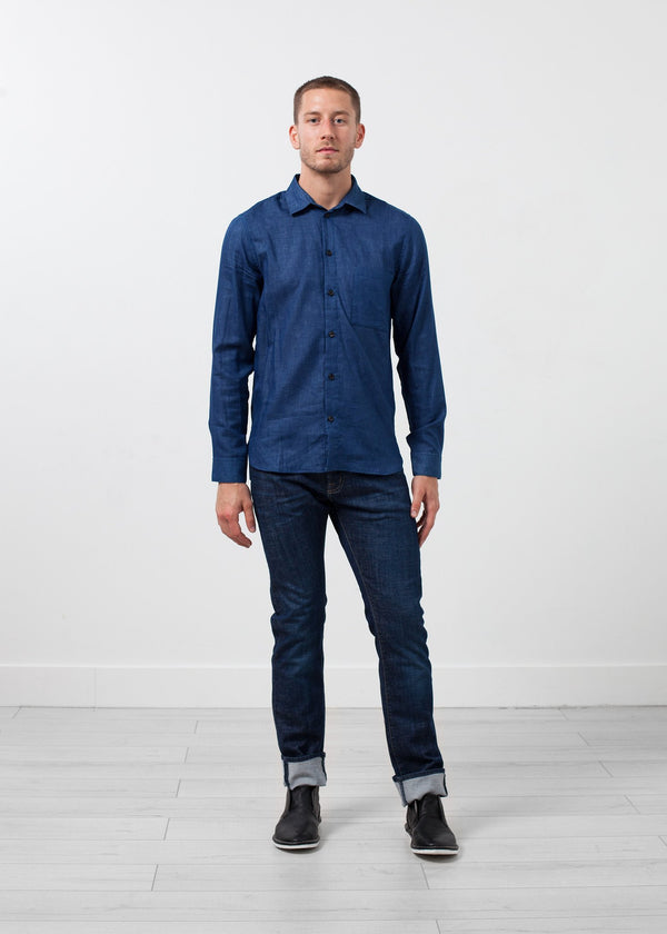 Casual Indigo Shirt - mageplaza100.myshopify.com - Hansen - [variant_title]