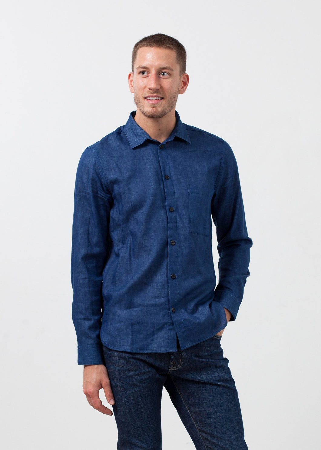 Casual Indigo Shirt - mageplaza100.myshopify.com - Hansen - [variant_title]