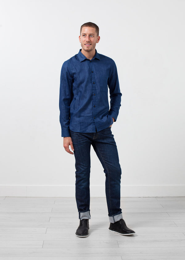 Casual Indigo Shirt - mageplaza100.myshopify.com - Hansen - [variant_title]