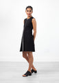 Neoprene Flower Dress in Black - mageplaza100.myshopify.com - Ter et Bantine - [variant_title]