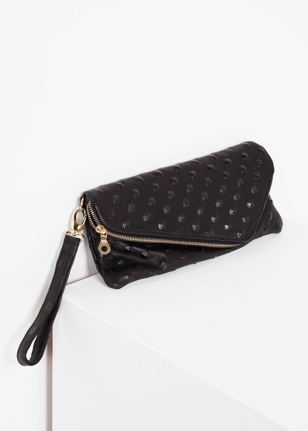 Roxanne Leather Clutch in Black - mageplaza100.myshopify.com - Kate S Mensah - [variant_title]