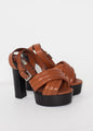 Farlill Heel in Brown - mageplaza100.myshopify.com - By Malene Birger - [variant_title]