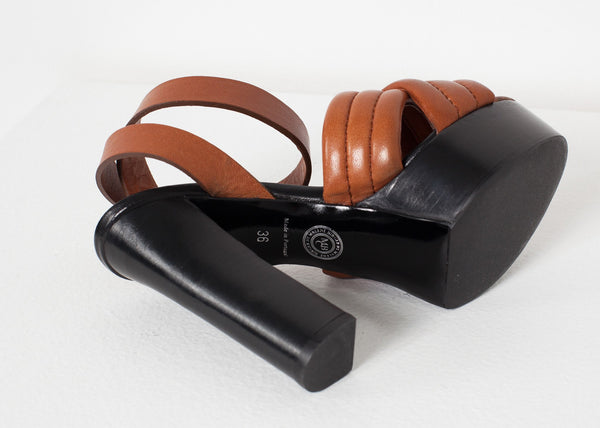 Farlill Heel in Brown - mageplaza100.myshopify.com - By Malene Birger - [variant_title]