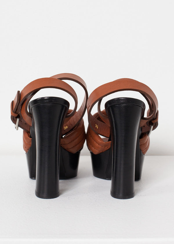 Farlill Heel in Brown - mageplaza100.myshopify.com - By Malene Birger - [variant_title]