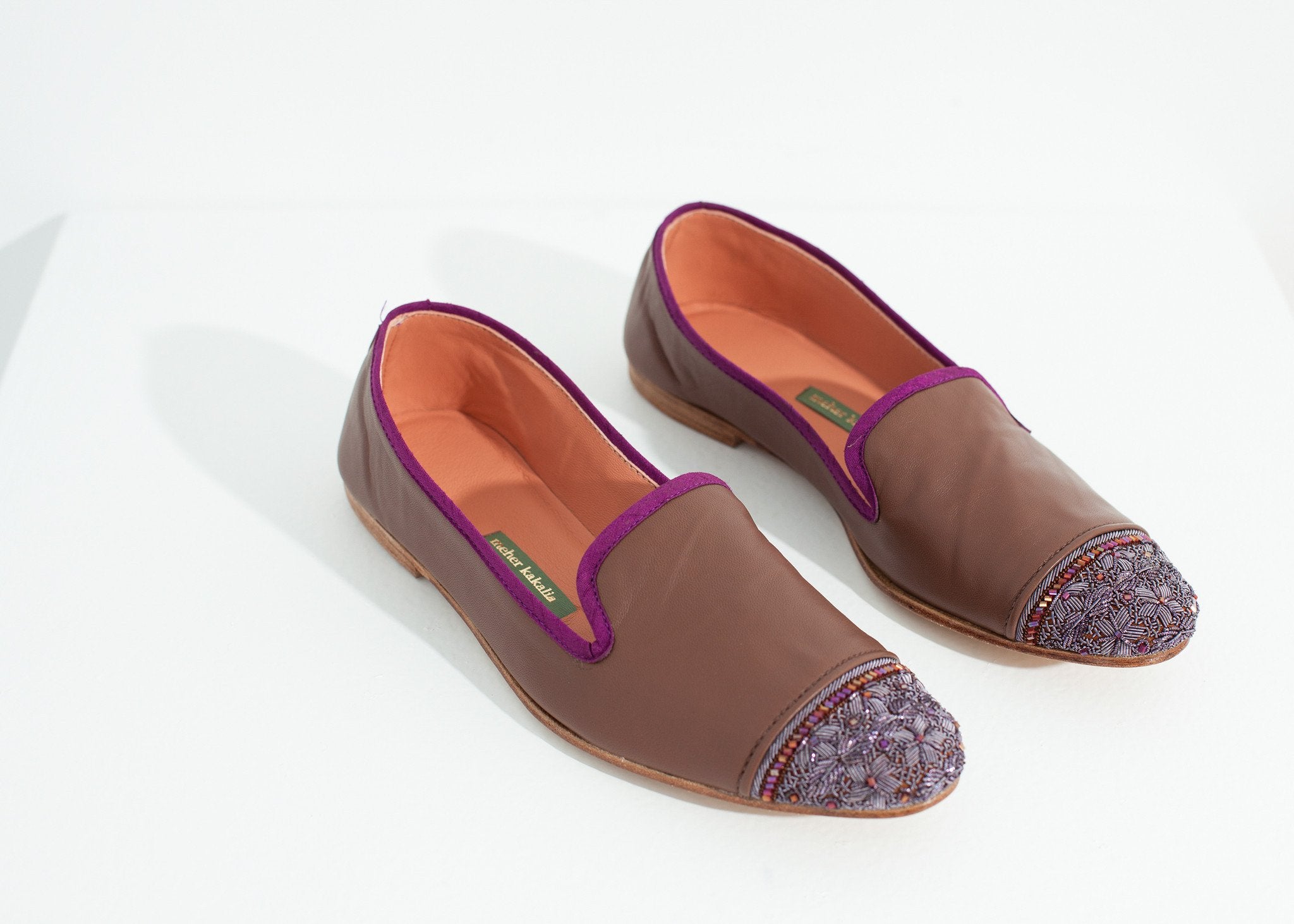 Bizi Cap Toe Loafer in Rose/Aubergine - mageplaza100.myshopify.com - Meher Kakalia - [variant_title]