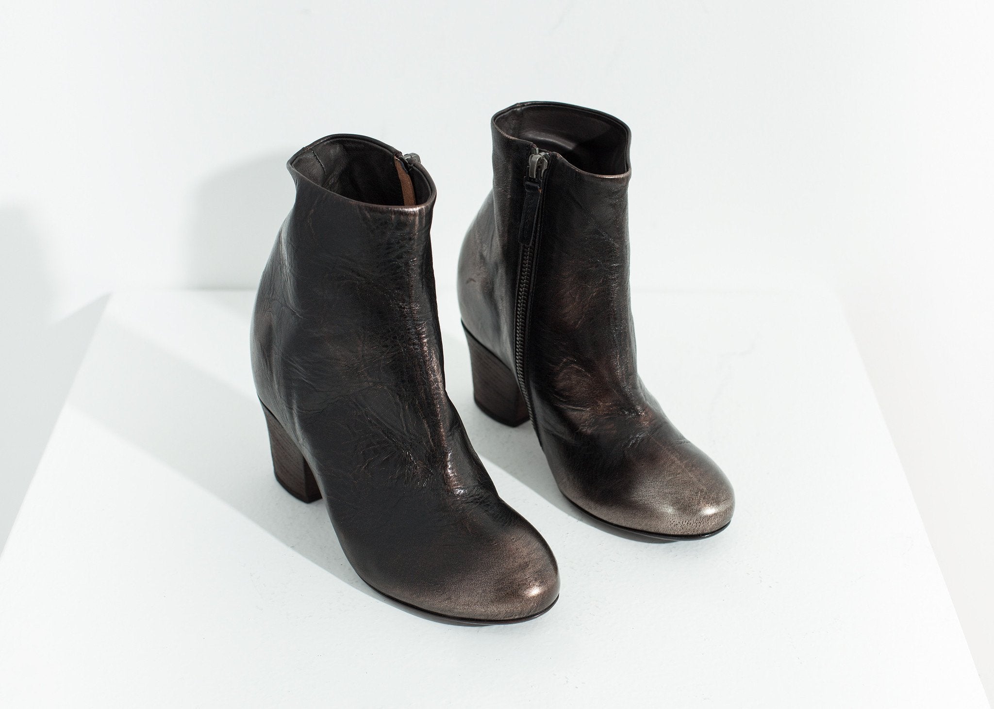 Scavata Ankle Boot in Bronze - mageplaza100.myshopify.com - Marsell - [variant_title]