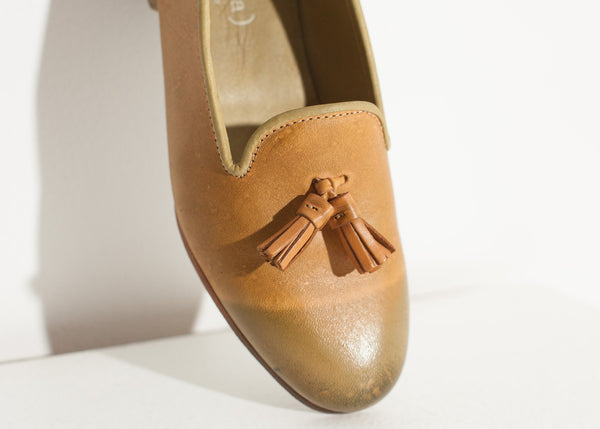 Leather Loafer in Lime - mageplaza100.myshopify.com - Verba - [variant_title]