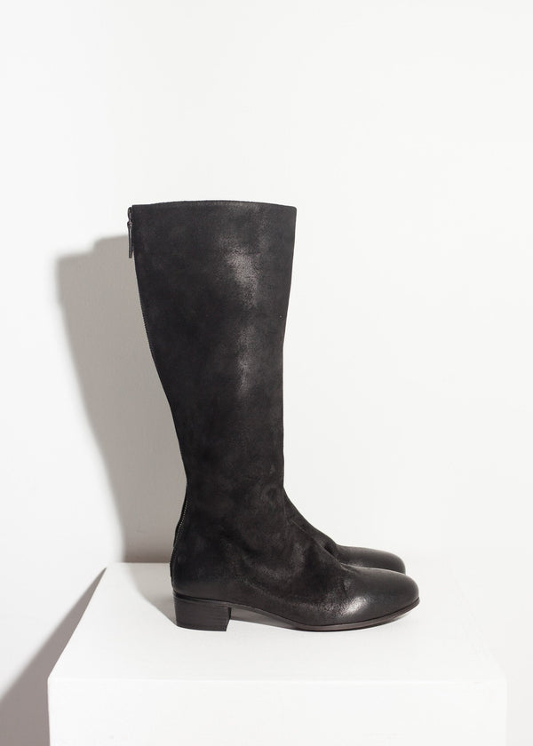 Knee-High Boot in Black - mageplaza100.myshopify.com - Marsell - [variant_title]