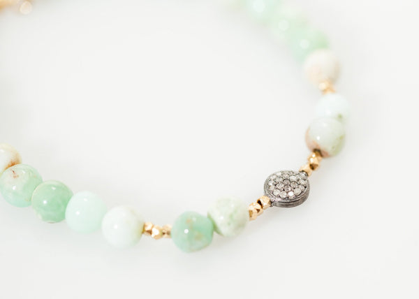 Leopold Bracelet in Green Chrysoprase - mageplaza100.myshopify.com - 5 Octobre - [variant_title]