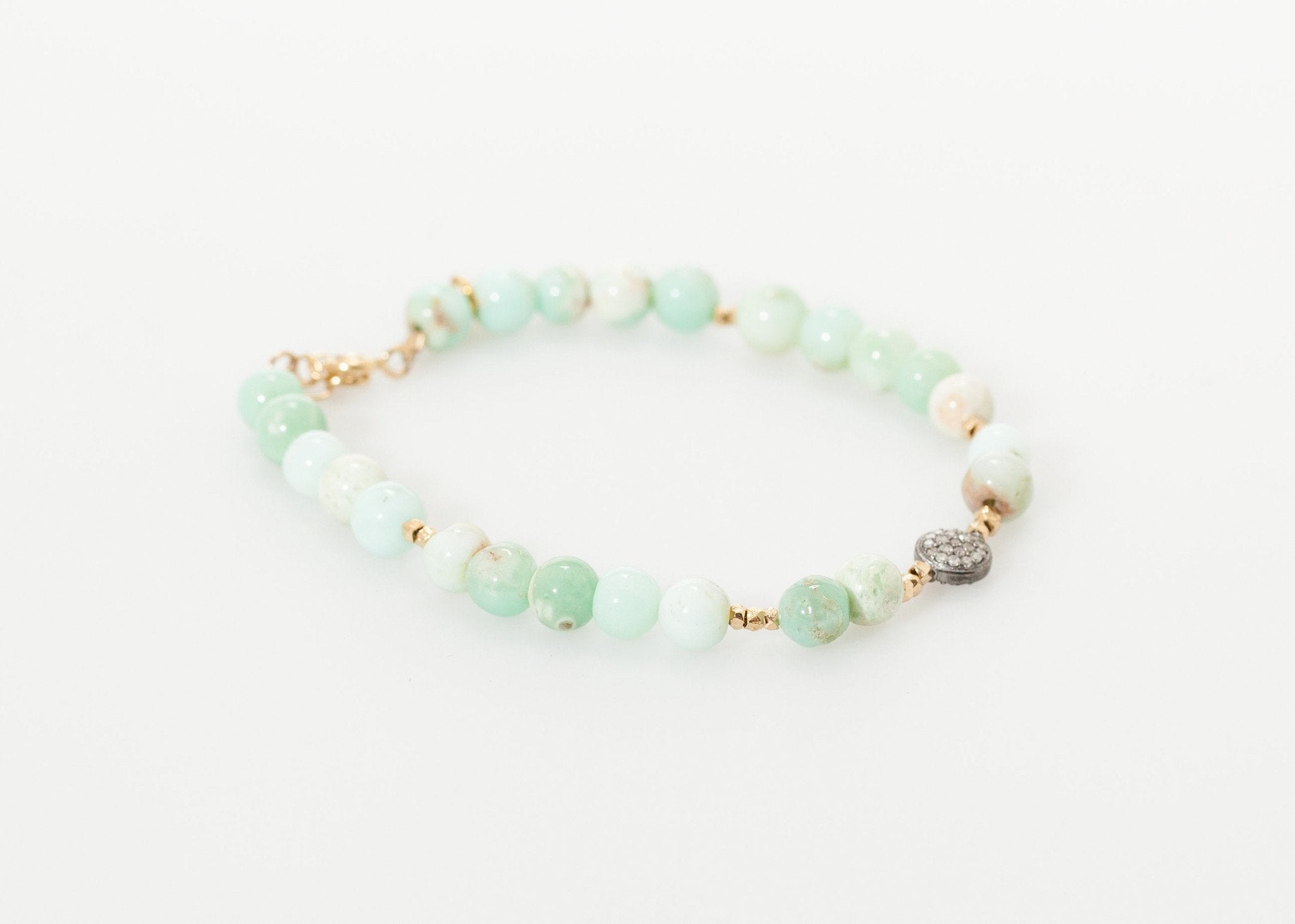 Leopold Bracelet in Green Chrysoprase - mageplaza100.myshopify.com - 5 Octobre - [variant_title]
