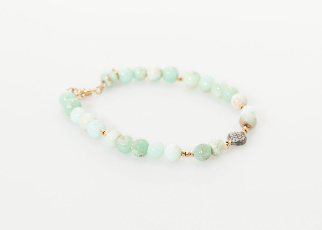 Leopold Bracelet in Green Chrysoprase - mageplaza100.myshopify.com - 5 Octobre - [variant_title]