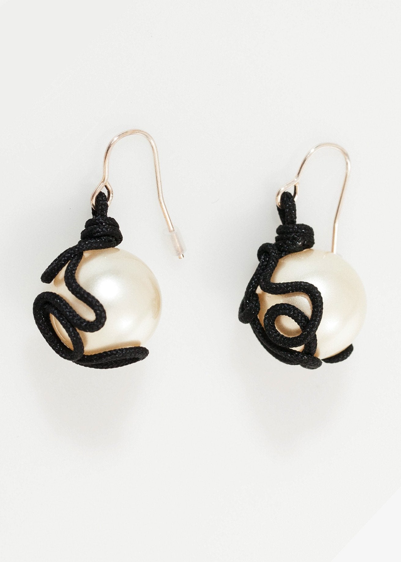Float Bead Earring in Pearl - mageplaza100.myshopify.com - Maria Calderara - [variant_title]