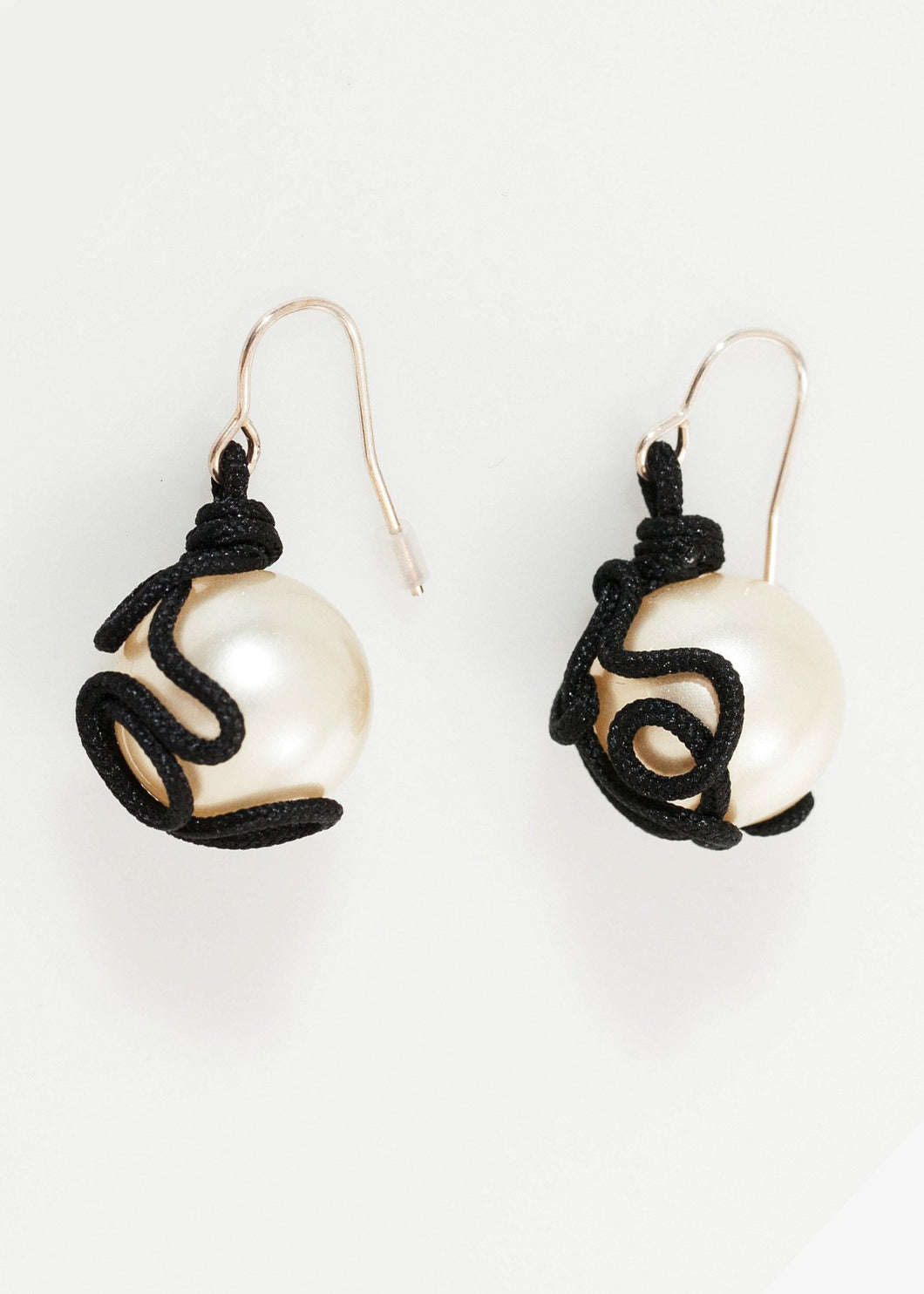 Float Bead Earring in Pearl - mageplaza100.myshopify.com - Maria Calderara - [variant_title]