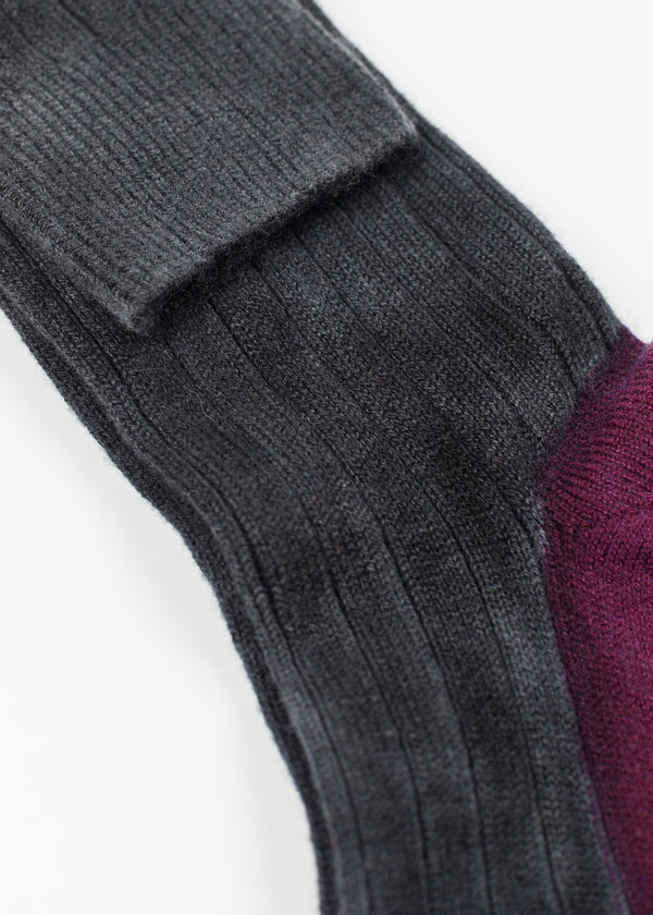 Cashmere Knit Sock in Grey - mageplaza100.myshopify.com - Avant Toi - [variant_title]